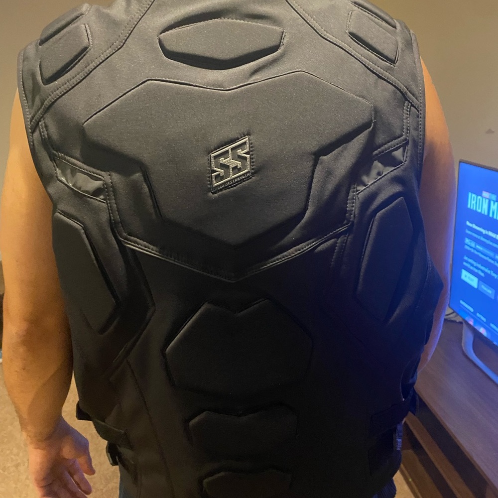 SS Gear Speed and Strength Padded Motorcycle vest new